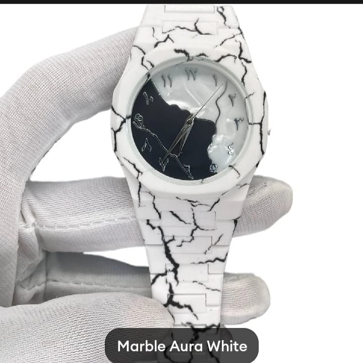 marble aura white